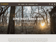 Tablet Screenshot of lacrossefootwear.com